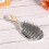 (Silver) Spazzola Capelli Vintage Massaggio Cuoio Capelluto 4