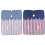 140x130cm Hairdressing Cape Red White Blue Stripe 3