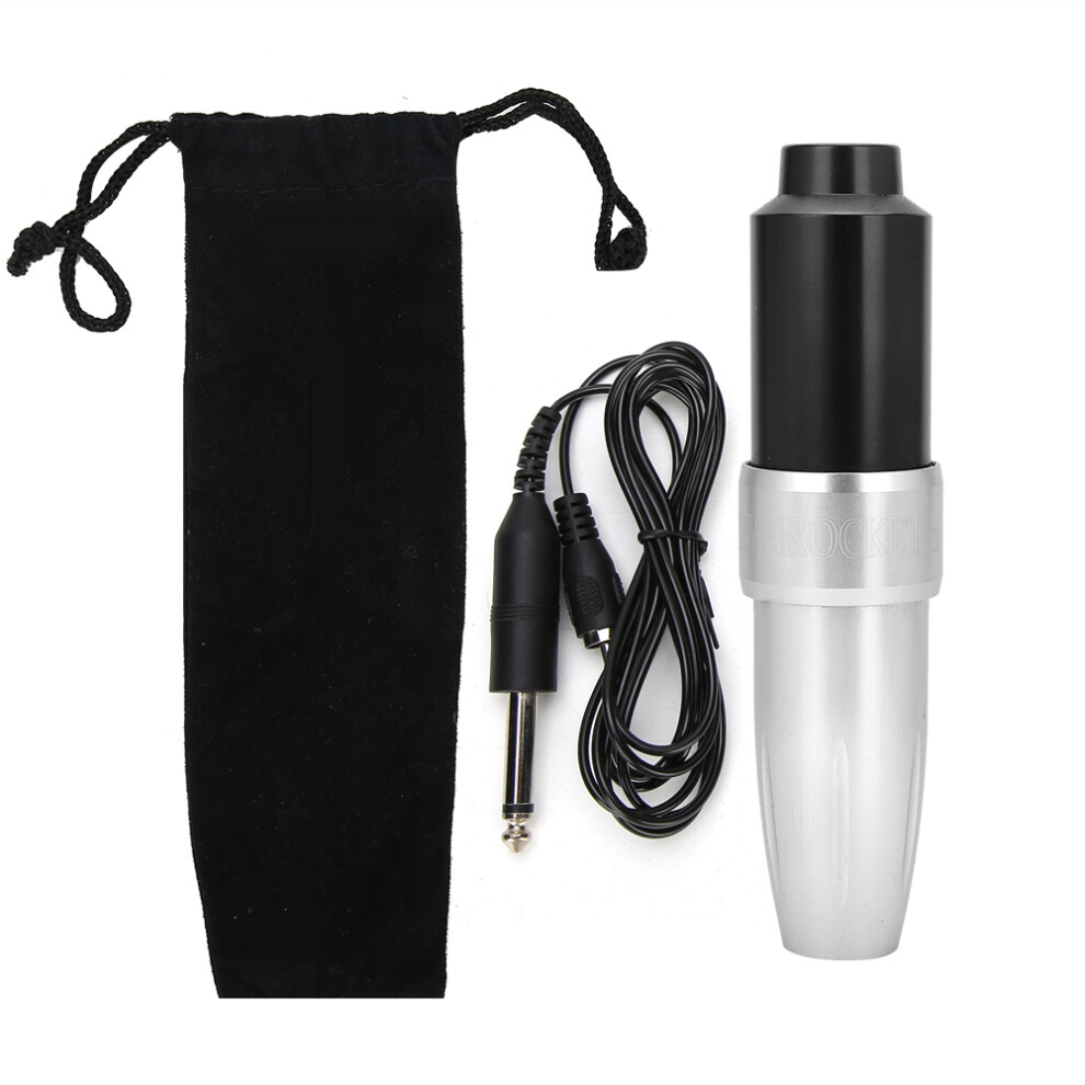 Silver/Gray () Tattoo Machine Rca Led Liner Shader Pen