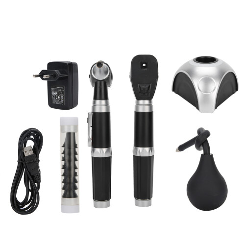 Kit Oftalmoscopio Otoscopio LED Ricaricabile USB
