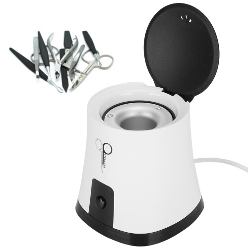 (EU Plug 220V) High Temp Cleaning Machine Nail Art Scissors Auto Cup Box 110V 2