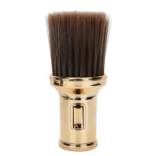 (Gold) Spazzola Multifunzione per Capelli, Barba e Collo Nera