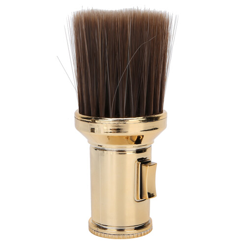 (Gold) Spazzola Multifunzione per Capelli, Barba e Collo Nera 1
