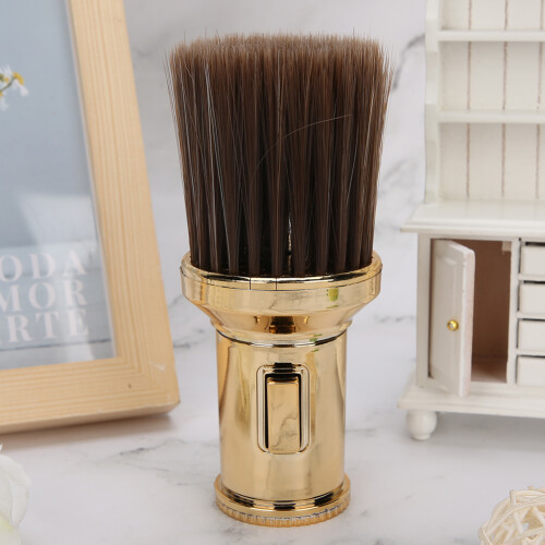 (Gold) Spazzola Multifunzione per Capelli, Barba e Collo Nera 2