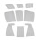 (White) EVA Deck Traction Pad Nonslip Surfboard Mat Gray 5