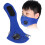 (Blue) Activated Carbon Face Shield Breathable Cycling Mouth Muffle (Red) 5