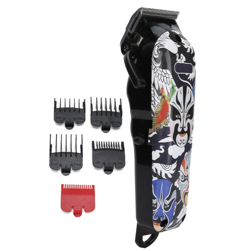 Retro Oil Head Electric Clipper 5 Combs 2