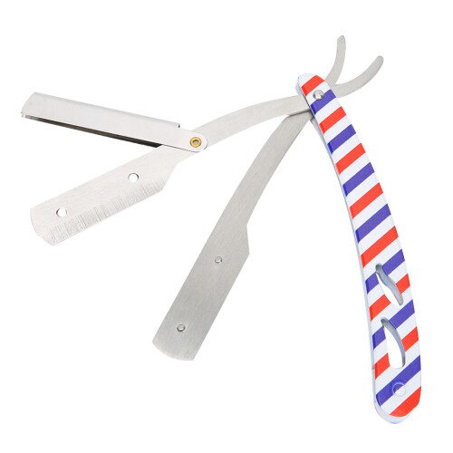 (Small) Edelstahl-Klappbarer Bart-Rasierer-Halter für Männer 2