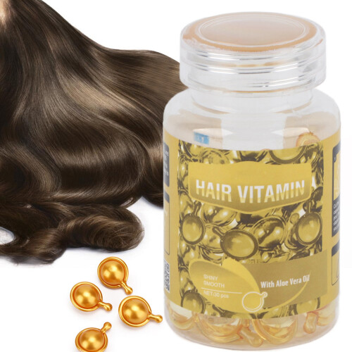 (Yellow) Haarvitamine Capsules Hydraterend Anti-Kluis 2
