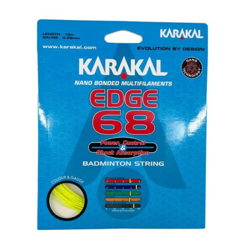 Karakal (Lime) Karakal Edge 68 Badminton String Nano Bonded Multifilament 0.68mm