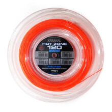 (Orange) Karakal Hot Zone Geflochtene 110 1,20 mm Squash-Saite, Hochfestes Multifilament mit Nano-Beschichtung
