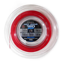 (Red) Karakal Hot Zone Geflochtene Squash-Saite 110, 1,20 mm, nano-beschichtetes, hochfestes Multifilament