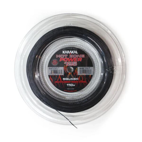 Karakal (Black) Karakal Hot Zone Power 125 Squash String Multifilament Squash String 110M