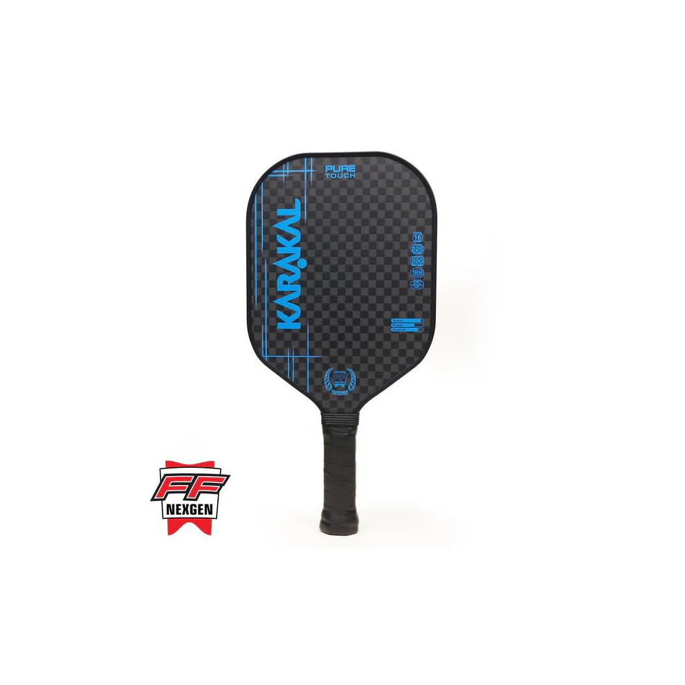 Karakal (Blue) Pure Touch Pickleball Paddle 16Mm Power & Control