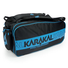 (Blue) Sac de raquettes court Karakal Pro Tour Fifty 2.2, capacité 4 raquettes, compartiments étanches pour pickleball, padel et tennis de table