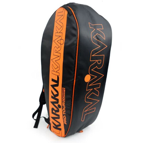 Karakal (Orange) Karakal Pro Tour Comp 2.2 Racket Bag 9 Racket Competition Double Shoulder Straps 2