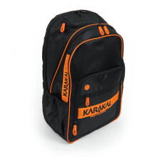 (Orange) Karakal Pro Tour 30 2.2 Rucksack, 30 Liter, Sporttasche mit Schlägerfach und Nass-/Trockenfach