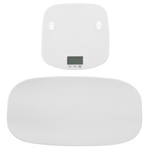(White) Digitale Babywaage HD LCD Weiß