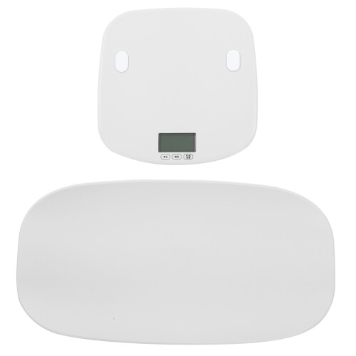 (White) Digitale Babywaage HD LCD Weiß