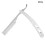 2Pcs Manual Shaving Blade Holder Folding Rack 2