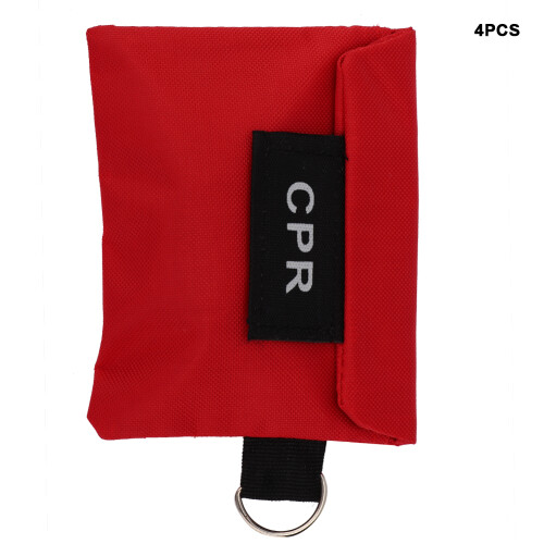 4pcs CPR Face Shield for Emergency Breathing Training 1