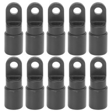 10Pcs Kayak Canoe Bungee Shock Cord Hook Terminal End Tabbed Hooks