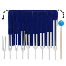 9-teiliger Stimmgabel-Set 174-963Hz für Klangheilung