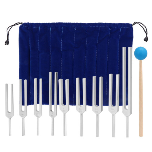 9pcs Tuning Fork Set 174-963HZ
