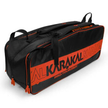 (Orange) Karakal Pro Tour Elite 2.2 Turniertasche für 12 Schläger, mit mehreren Fächern