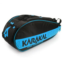 (Blau) Karakal Pro Tour Comp 2.2 Schlägertasche, 9-Zoll-Wettkampfschläger, Doppel-Schultergurt