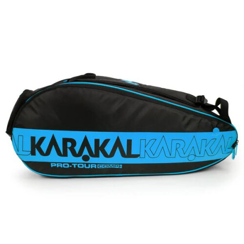 Karakal (Blue) Karakal Pro Tour Comp 2.2 Racket Bag 9 Racket Competition Double Shoulder Straps 1