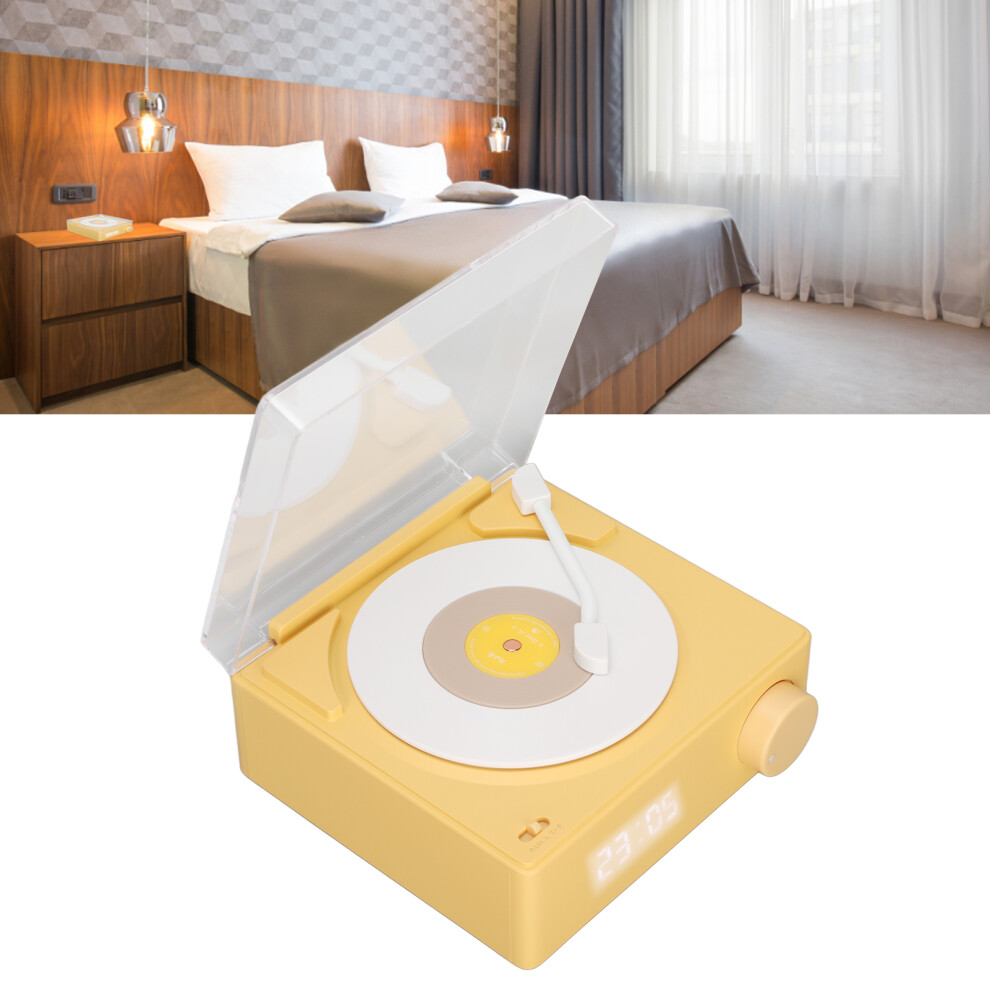X11 Bluetooth Alarm Clock Speaker 360 Stereo Sound, 5W Yellow 7621357150632