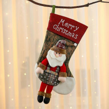 (Elderly)Oversized hanging letter Christmas socks cartoon Christmas socks Christmas Christmas socks