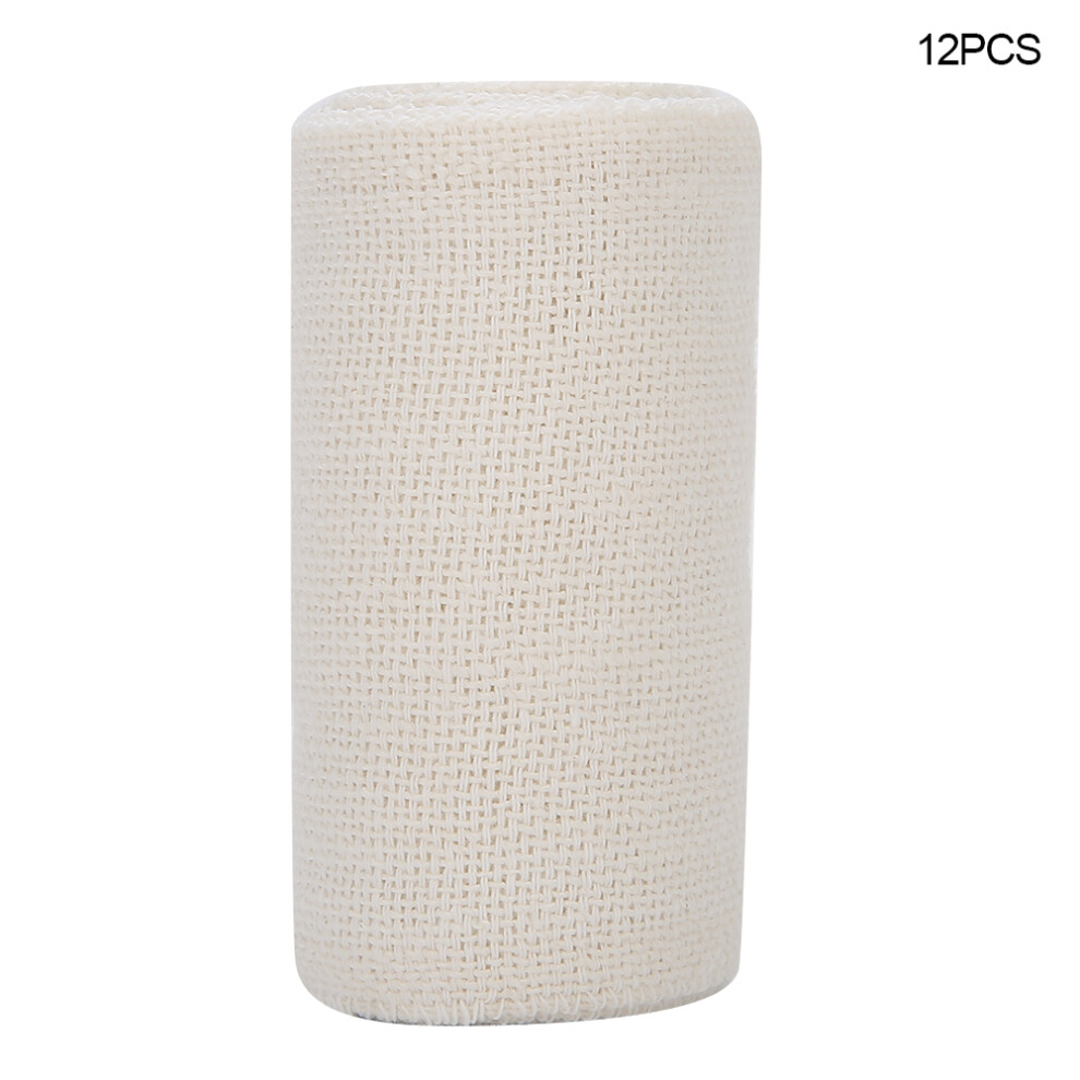 12 Roll Gauze Bandage 75x4500mm Skin Friendly Elastic Breathable