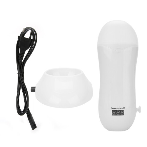 (EU Plug 220V) 40W Verstelbare Waxverwarmer Draagbaar Wit EU Plug 220V