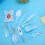 (Blue) Blue Baby Nail Clipper & Care Kit Set 4