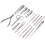 19pcs Stainless Steel Grooming Kit Set 3