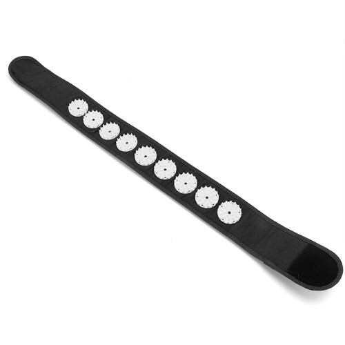 (Black) Portable Massage Yoga Headband Belt 2