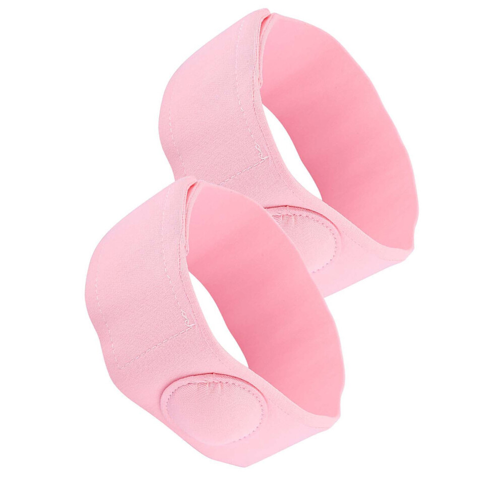 (Pink) 2pcs Hernia Belt for Children Infant Umbilical Hernia Therapy Pink