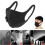 (Black Valuve) Mascherina Antinebbia 3D Spugna Nera 5