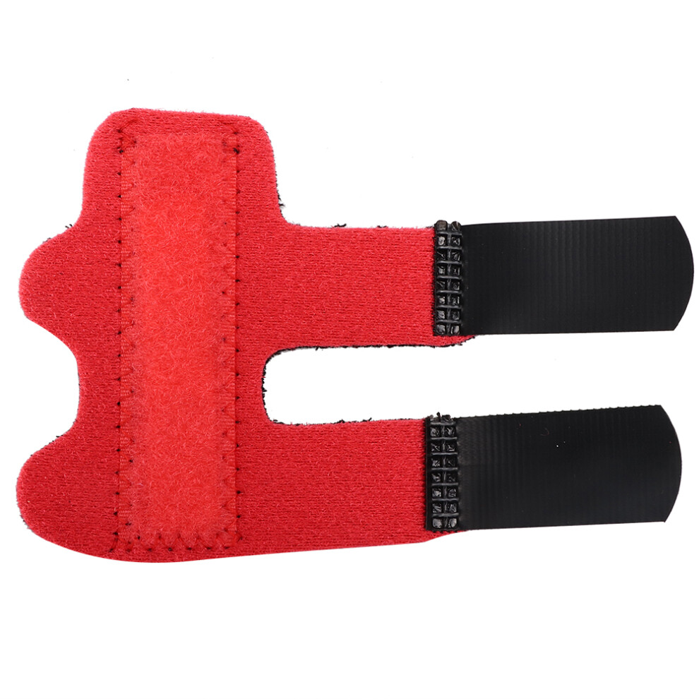 Red (Red) Finger Splint Adjustable Fracture Fixation Brace Support