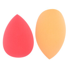2x Puderquaste Nass/Trocken Gesicht Make-up Werkzeug