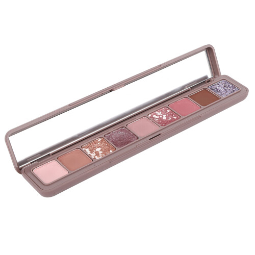 9 Farben Matt Glitzer Nude Lidschatten Compact 13,5g