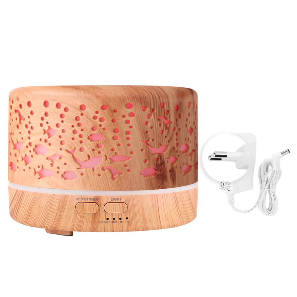 (110~240V EU Plug) Aroma Essential Oil Diffuser Ultrasonic Humidifier Aromatherapy Mist