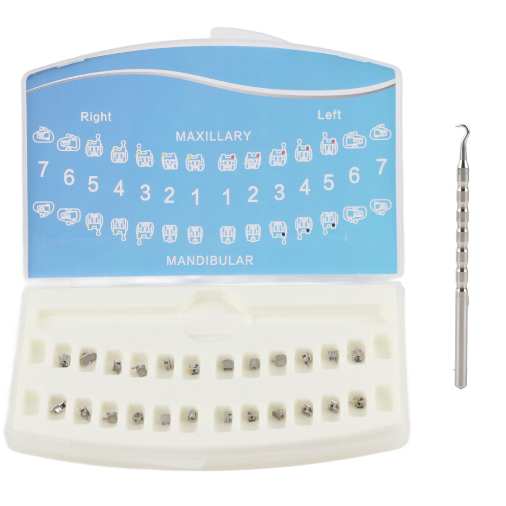 Teeth Orthodontic Brace with Hook Metal Dental Orthodontic Instrument