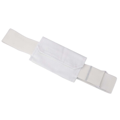 (White) Peritonealdialyse-Kathetergurt,verstellbar,RohrschutzmitBeutel 2