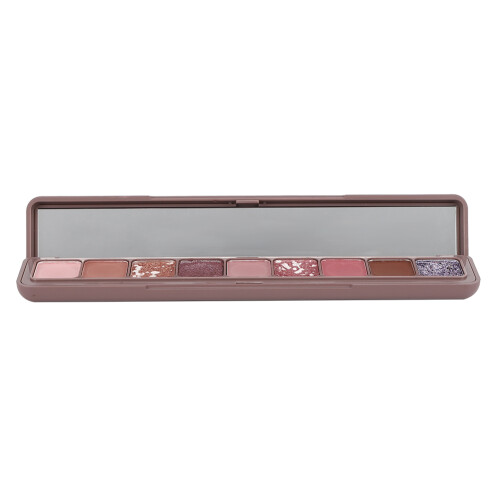9 Farben Matt Glitzer Nude Lidschatten Compact 13,5g 2