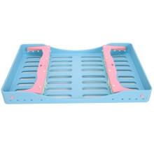 (Blue) Dentalsterilisationsbox Desinfektionstray Rack Grün