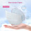 10st Disposable Mask Pads 3-Layer Anti-Dust Filter Inserts 4