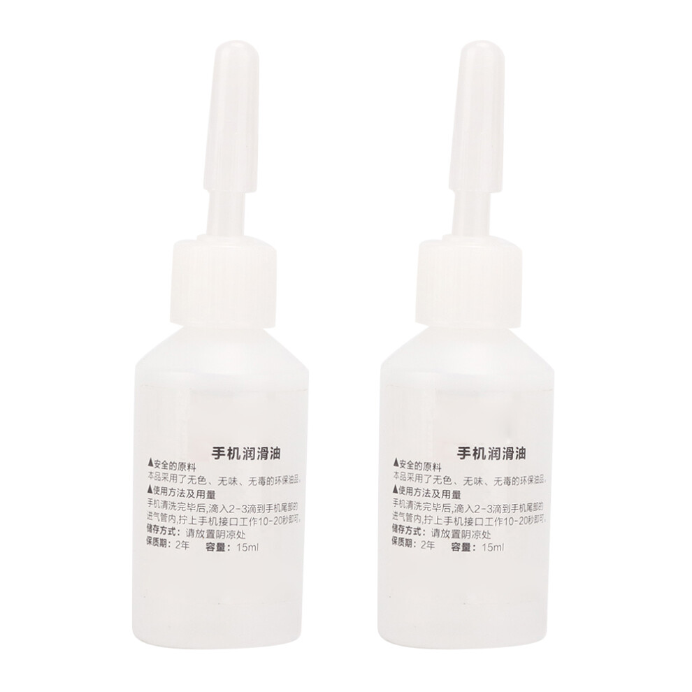2pcs Dental Handpiece Lubricant Lube Oil Accessory